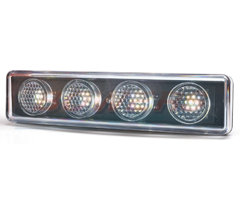 WAS W190 White LED Scania Visor Light