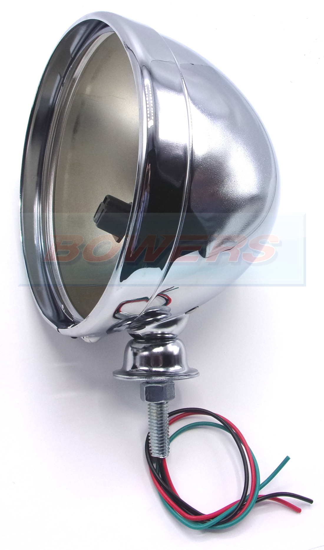 Chrome 7 Inch Headlight Headlamp Bowl Shell Kit Car H Bowers