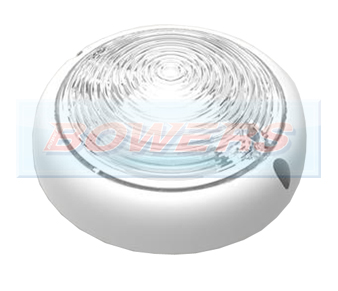 FT-160 Large Round White LED Interior Light (Unswitched)