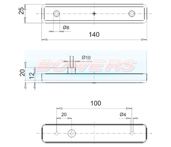 Jokon SMLR2013 LED Amber Side Marker Light Schematic