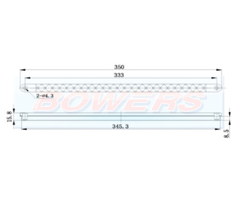 LED Rear High Level Brake Light BOW9991245 Schematic