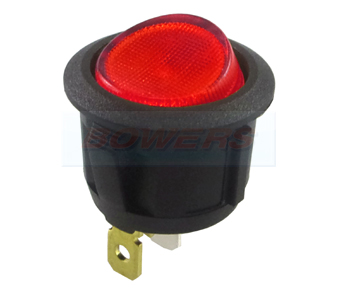 12v LED Fully Illuminated Rocker Switch (Red) BOW9996065