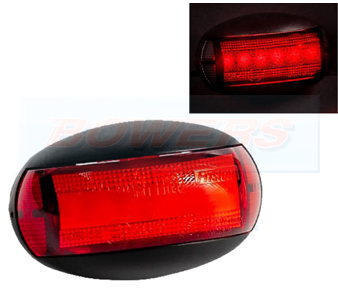 Oval Red LED Marker Light FT-067C