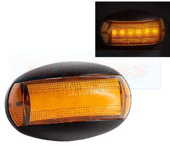 Oval Amber LED Marker Light FT-067Z