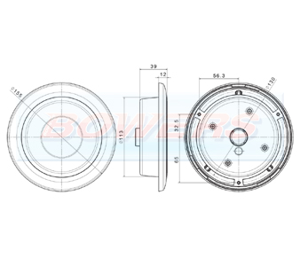 FT-313/314 LED Rear Combination Light Schematic