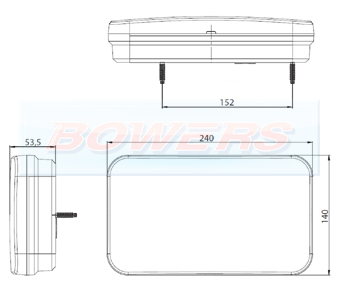 Fristom FT-370PTBLED Rear Light Schematic