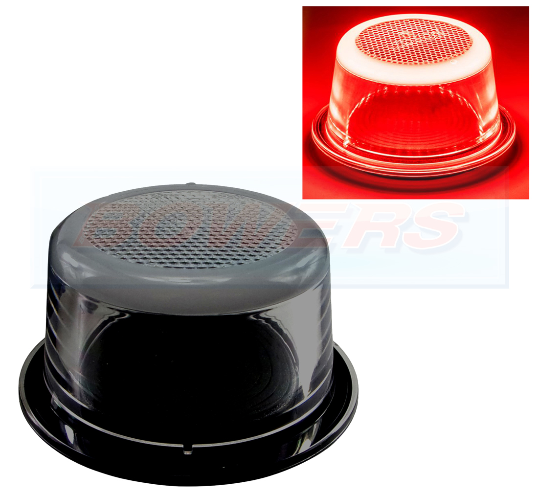 Ledson Halo Smoked Lens Red LED Marker Light / Lamp Module