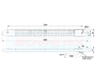 LED Rear High Level Brake Light JOK3628/JOK3629 Schematic