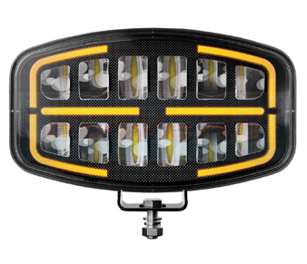 LAPCV501 LED Spot Light With White or Amber DRL Amber