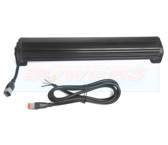 Dual Row LED Light Bar With White or Amber DRL Position Side Light Rear