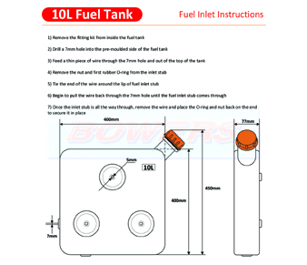 Eberspacher Fuel Tank MIKM08-050 Instructions