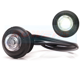 WAS W80 White LED Button Marker Lamp