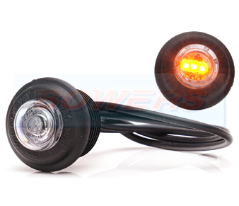 WAS W80 Amber LED Button Marker Lamp