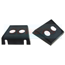 Twin 2 Round Hole Toggle Switch Mounting Panel Holder