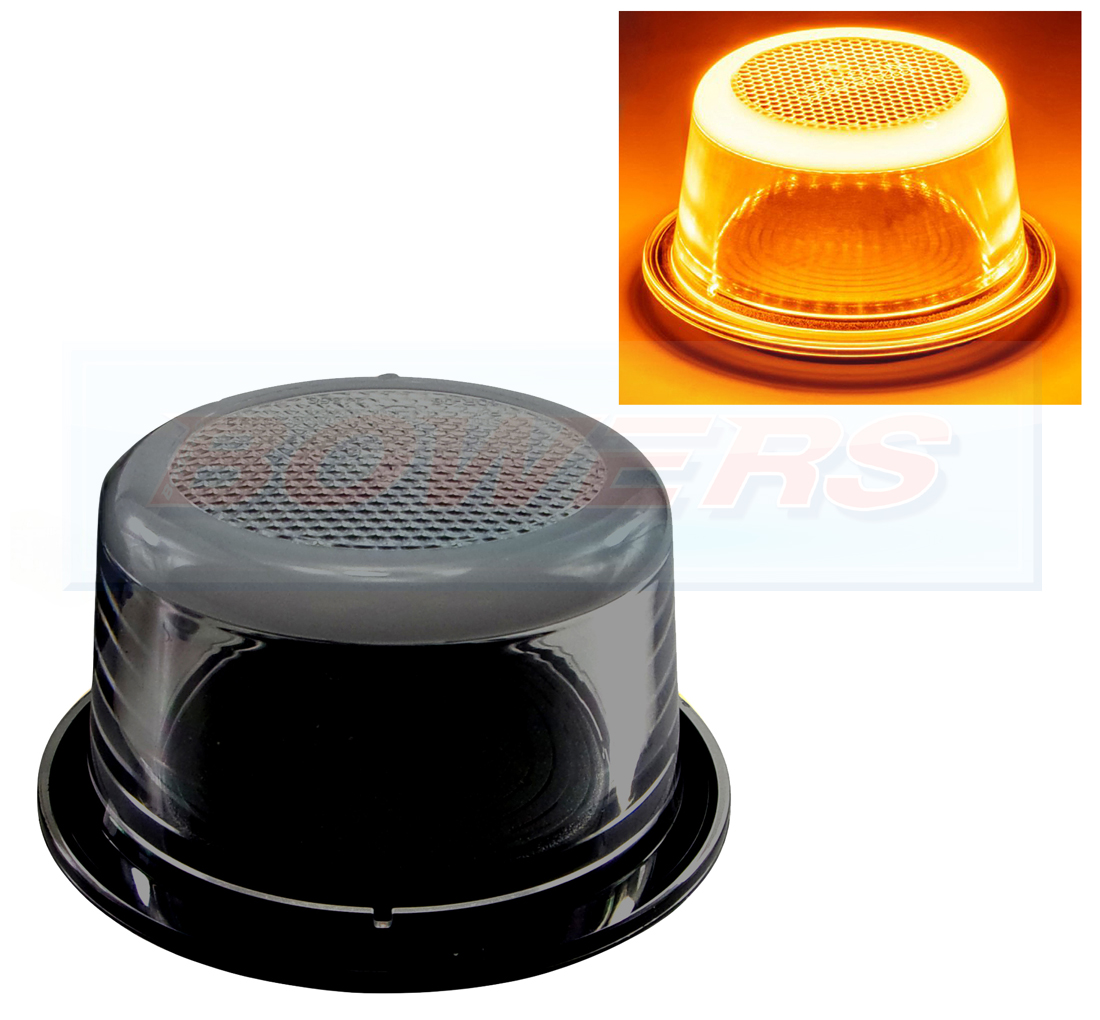 Ledson Halo Smoked Lens Amber LED Marker Light / Lamp Module