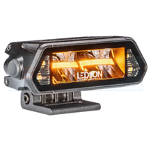 Ledson Epix5+ 5" LED Light Bar + White/Amber Dynamic Position Light and Amber Strobe