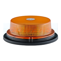 Compact 12v/24v 3 Bolt Mounting Low Profile LED Flashing Amber Beacon ECE R10/R65